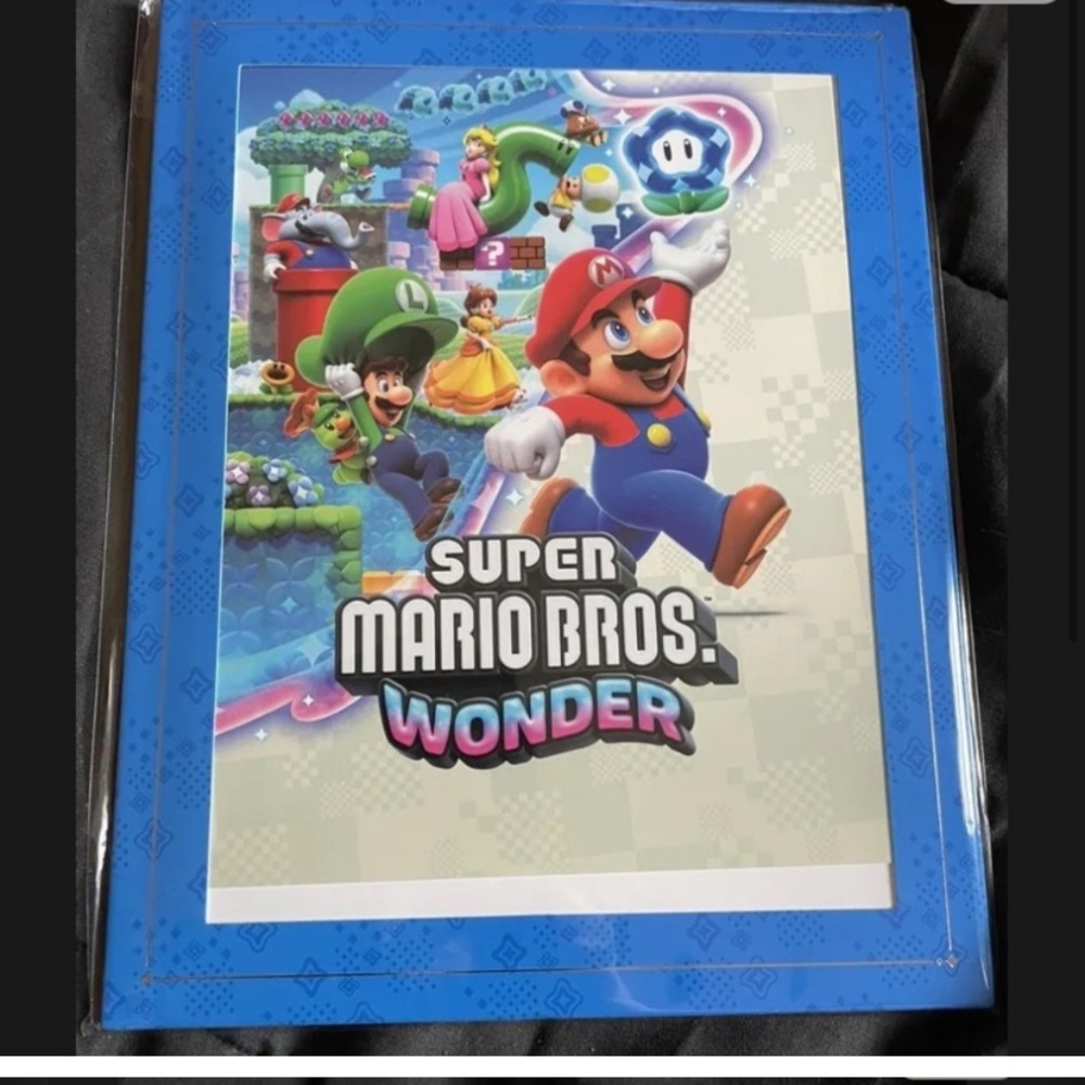 Nintendo super Mario wonder art print